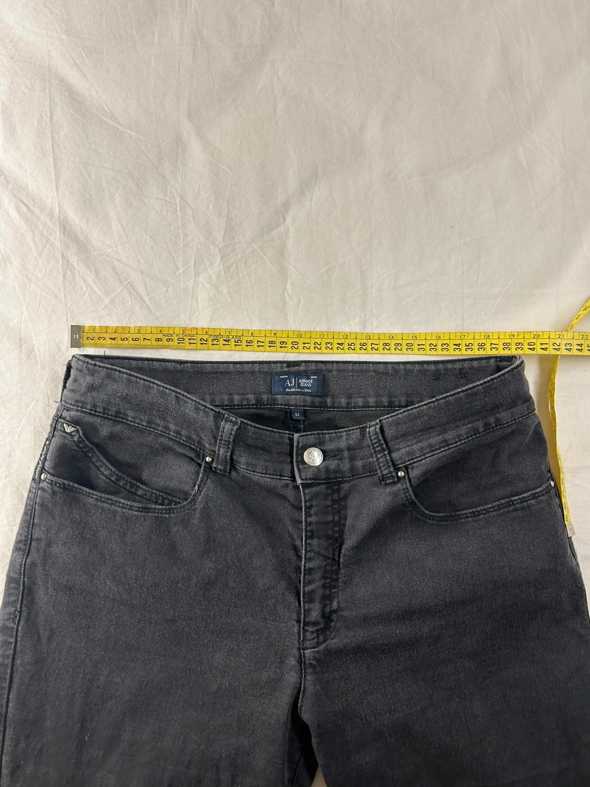 Grijze skinny jean armani jeans maat 32 us – photo 7